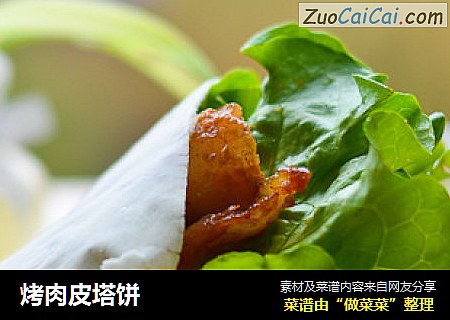烤肉皮塔饼