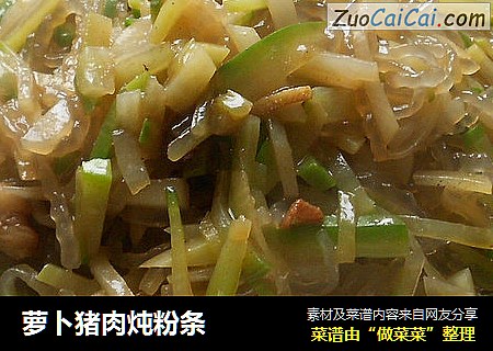 萝卜猪肉炖粉条
