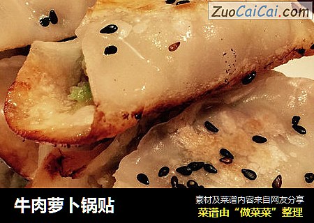 牛肉萝卜锅贴