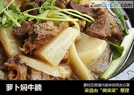 萝卜焖牛腩