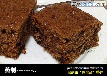 蒸制----------红枣核桃糕