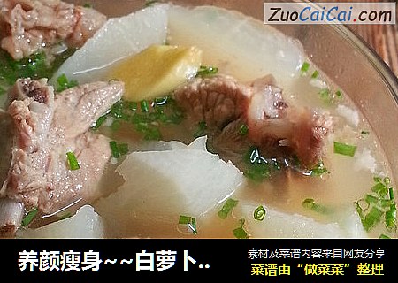 养颜瘦身~~白萝卜炖排骨汤