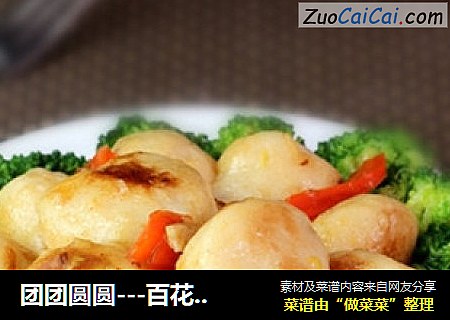 团团圆圆---百花鱼糕鱼丸