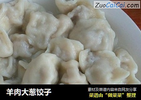 羊肉大葱饺子
