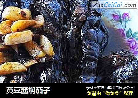 黄豆酱焖茄子