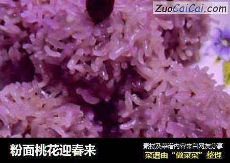 粉面桃花迎春来