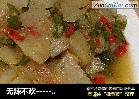无辣不欢----------青红椒焖冬瓜