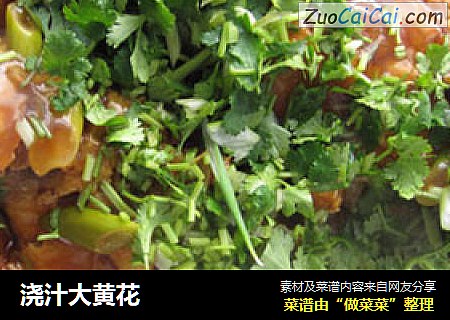 浇汁大黄花