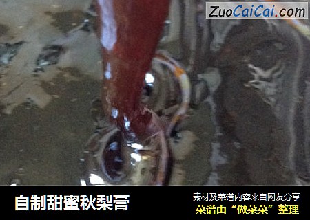 自制甜蜜秋梨膏