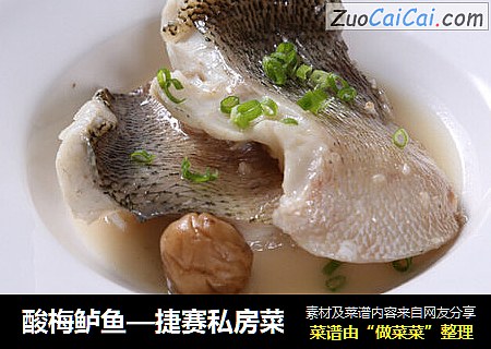 酸梅鲈鱼—捷赛私房菜