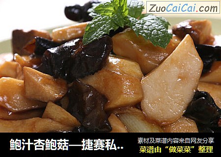 鲍汁杏鲍菇—捷赛私房菜