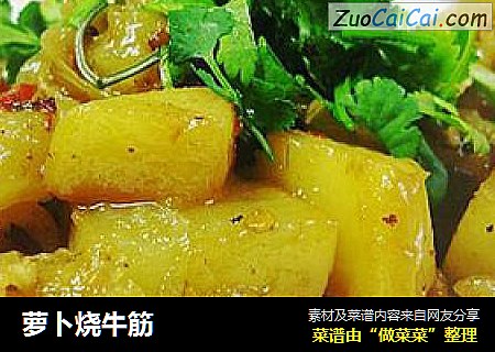萝卜烧牛筋