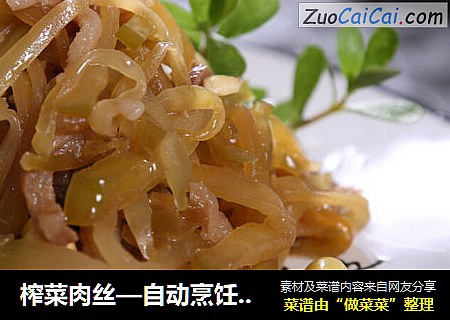 榨菜肉丝—自动烹饪锅食谱