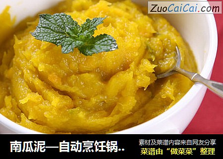 南瓜泥—自动烹饪锅食谱
