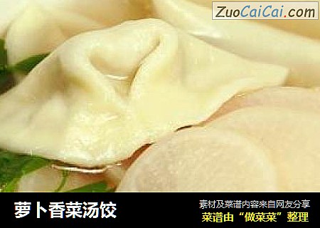 萝卜香菜汤饺