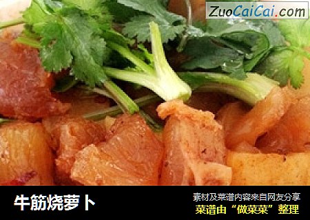 牛筋烧萝卜