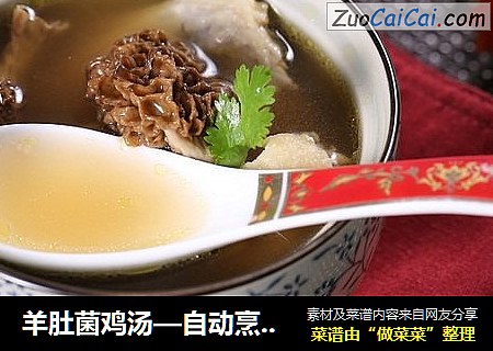 羊肚菌鸡汤—自动烹饪锅食谱