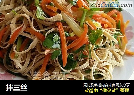 拌三丝