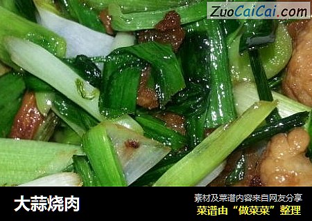 大蒜烧肉