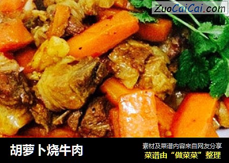 胡萝卜烧牛肉