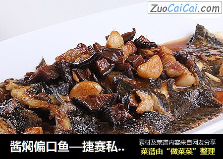 酱焖偏口鱼—捷赛私房菜