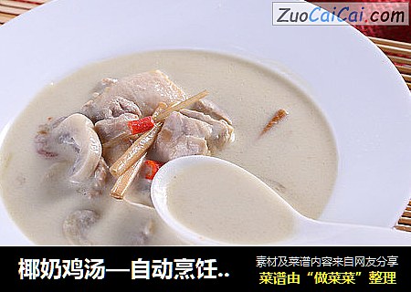 椰奶鸡汤—自动烹饪锅食谱