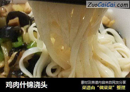 鸡肉什锦浇头