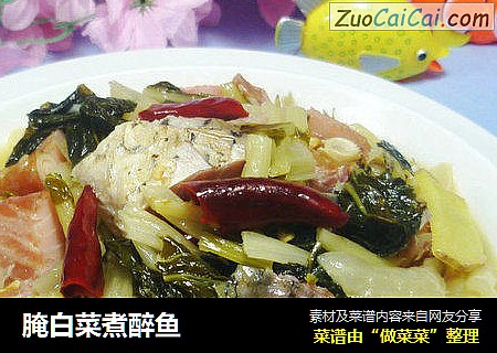 腌白菜煮醉鱼