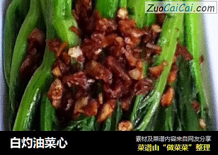 白灼油菜心