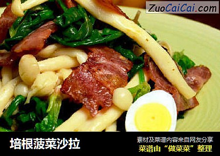 培根菠菜沙拉