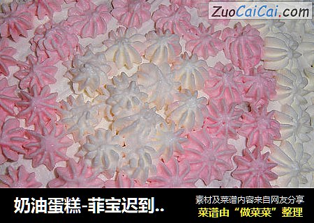 奶油蛋糕-菲宝迟到的生日蛋糕