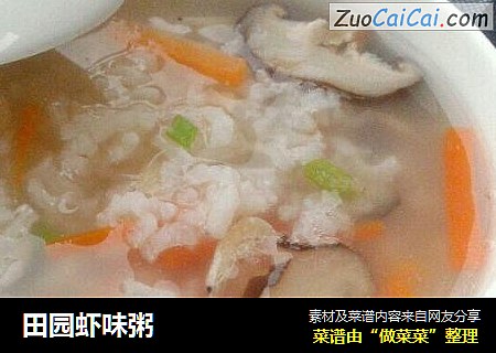 田园虾味粥