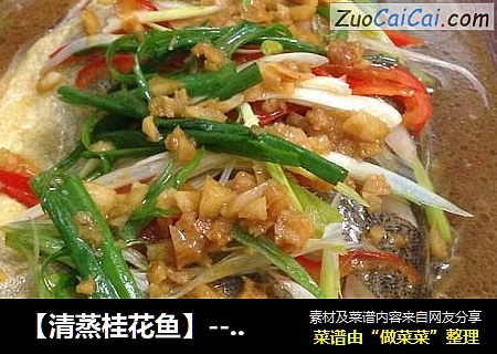 【清蒸桂花鱼】----年年有余
