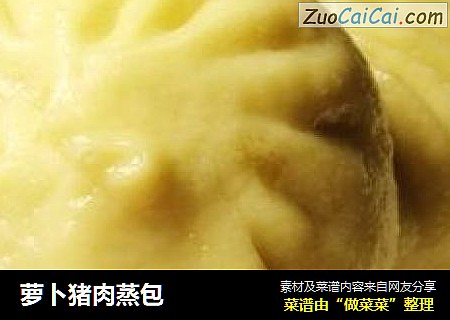 萝卜猪肉蒸包