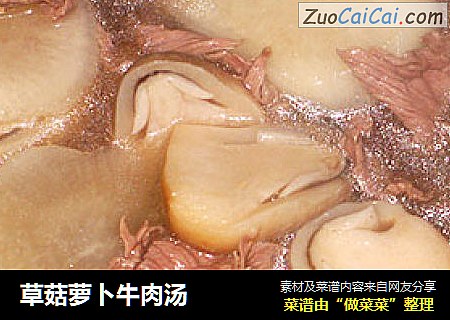 草菇萝卜牛肉汤