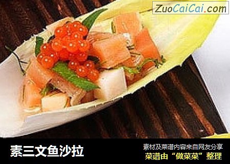 素三文鱼沙拉