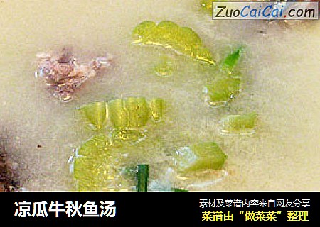 凉瓜牛秋鱼汤