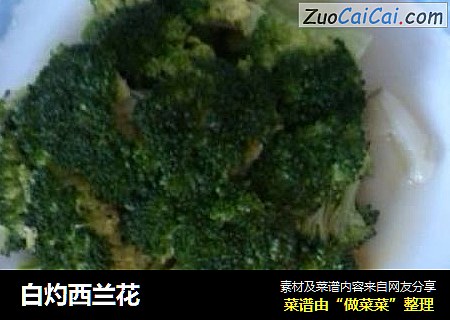 白灼西兰花