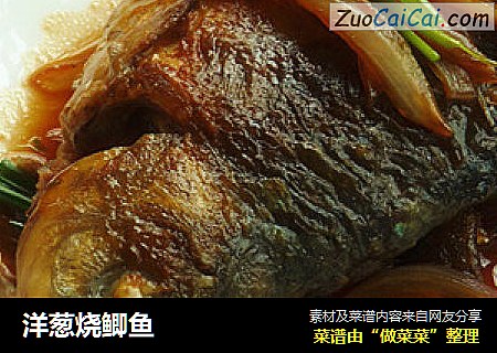 洋葱烧鲫鱼