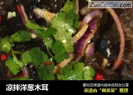 凉拌洋葱木耳