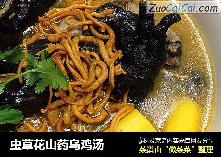 虫草花山药乌鸡汤