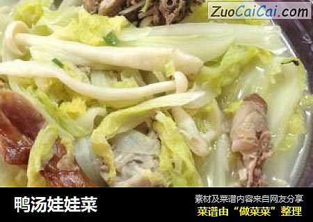 鸭汤娃娃菜