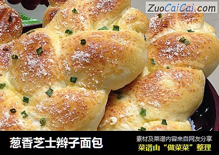 葱香芝士辫子面包
