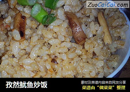 孜然鱿鱼炒饭