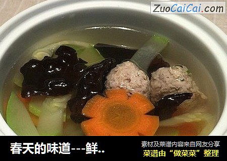 春天的味道---鲜蔬肉丸汤