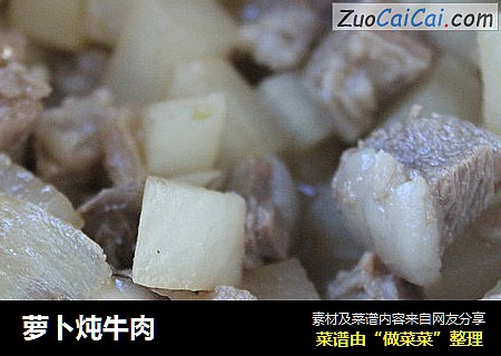 萝卜炖牛肉