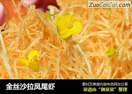 金丝沙拉凤尾虾