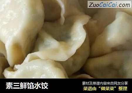 素三鲜馅水饺