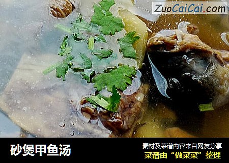 砂煲甲鱼汤