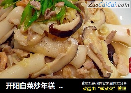 开阳白菜炒年糕  我?年糕9